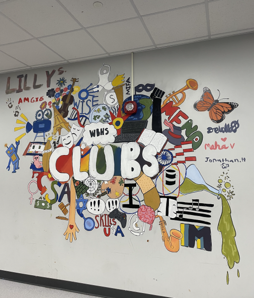 Club Mural in the lunch room